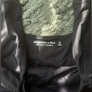Abercrombie & Fitch Square Neck Ruched Bodysuit - Size M